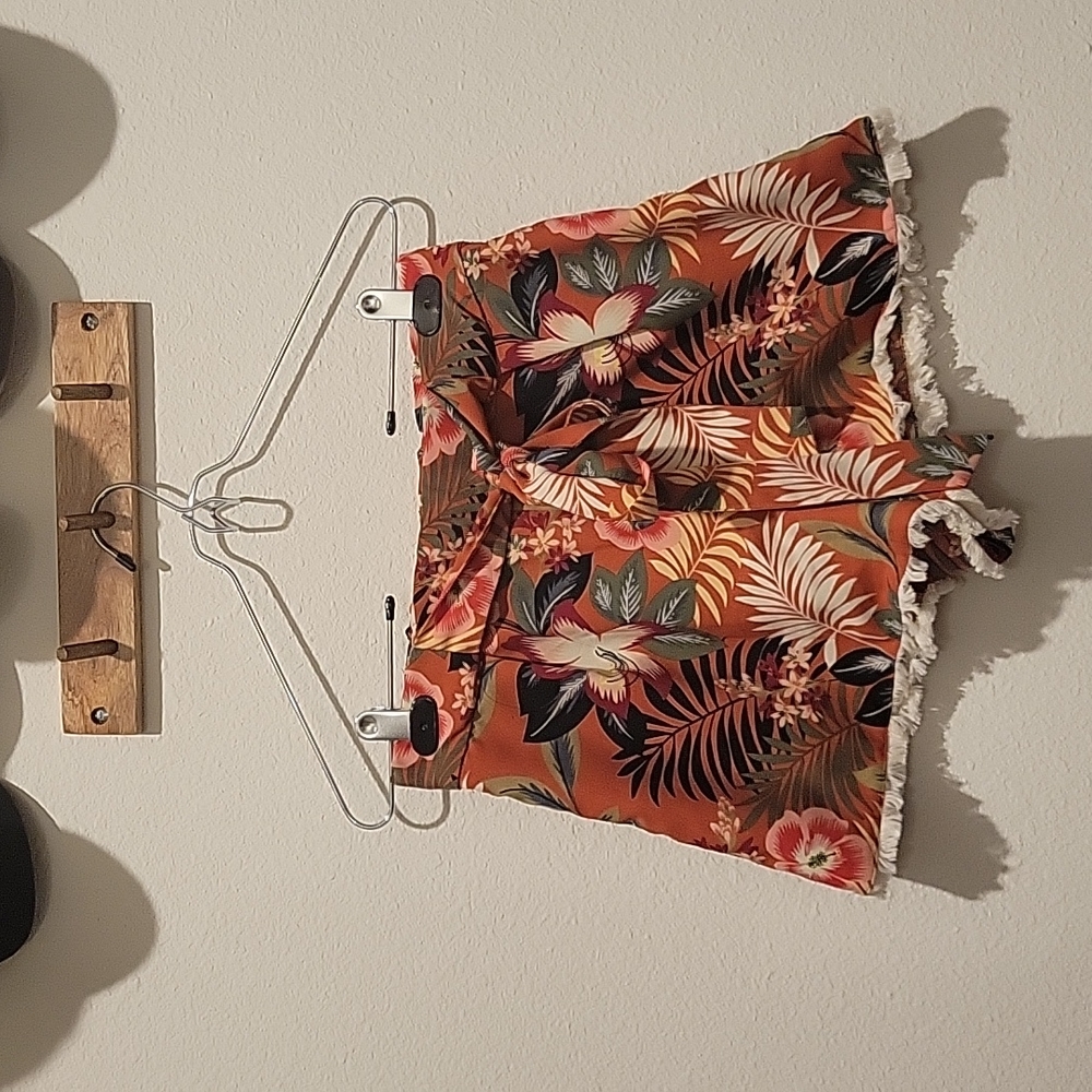 Zara tropical print shorts